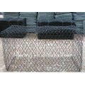 QUENTE!!! 6m x 2m x 1m de pvc e caixa galvanizada Gabion para revestimento